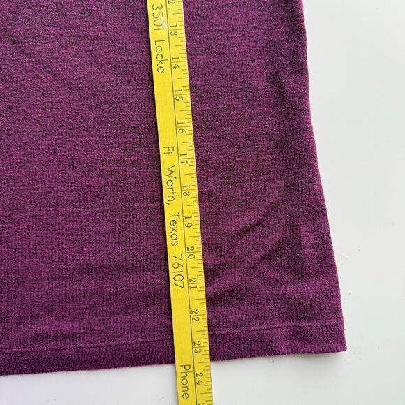 Chico's Knit Heather Round Neck Pullover Tank Top Purple Size 2 - Picture 6 of 7
